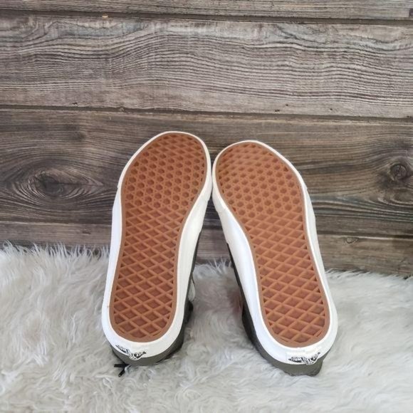 New Vans Sk8-Hi Tapered Soft Leather Olive Green - Picture 7 of 8